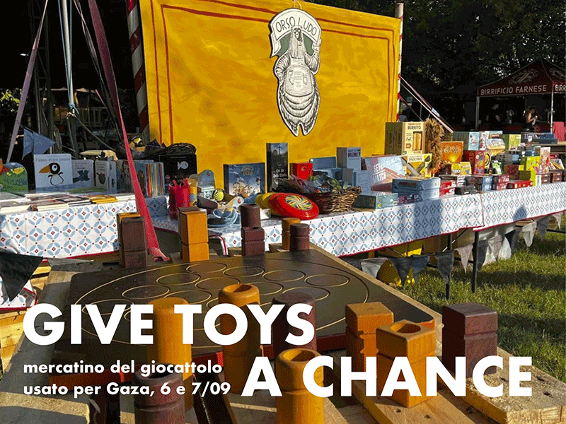 orso ludo give toys a chance